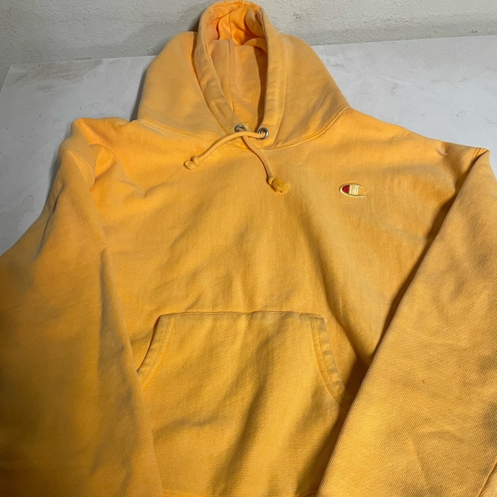 Orange champion hoodie